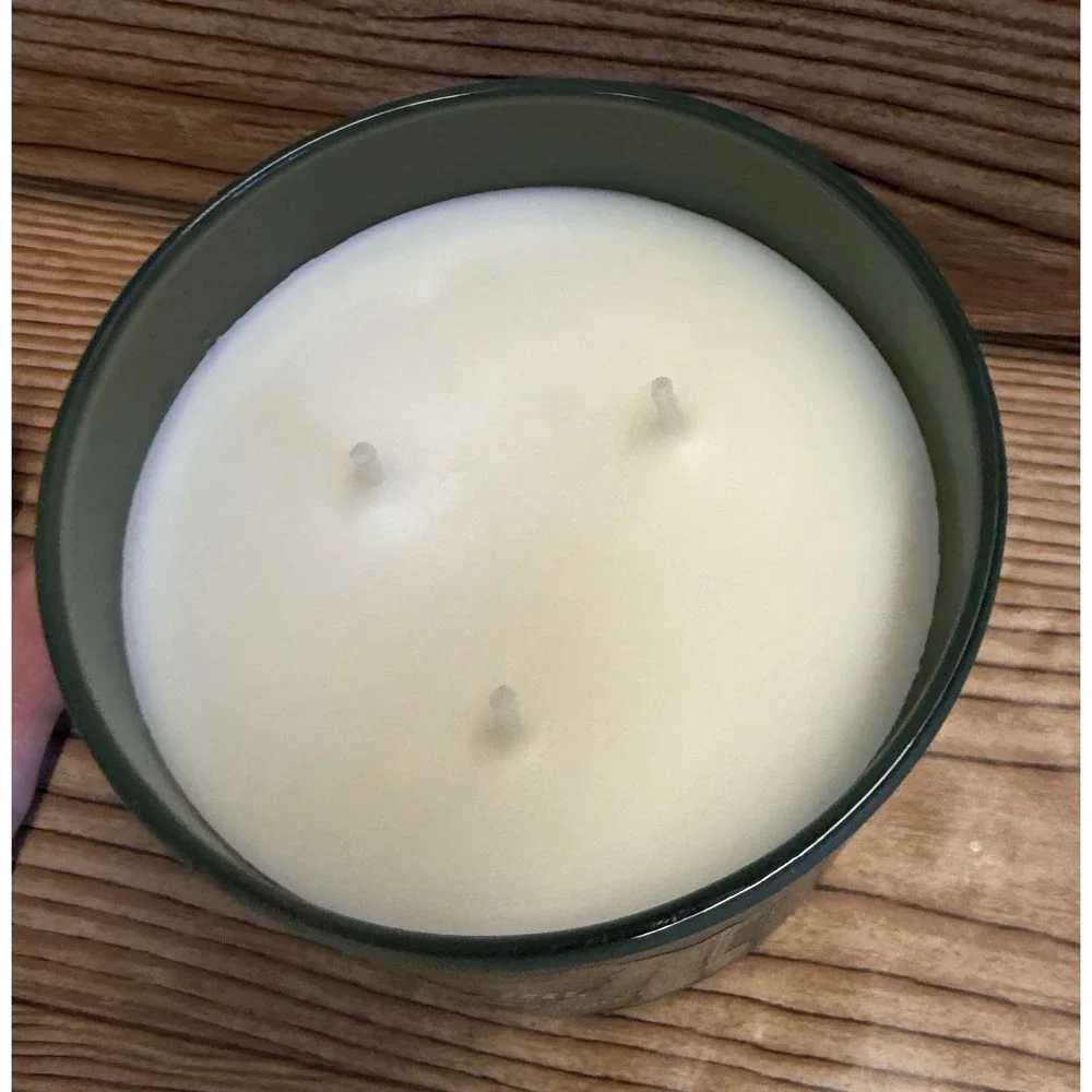 Bath & Body Works White Barn TREE FARM 3 Wick Jar Candle Christmas 14.5 oz New - Picture 3 of 4